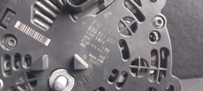 Alternator 2.0 c.r vw passat b6 180a